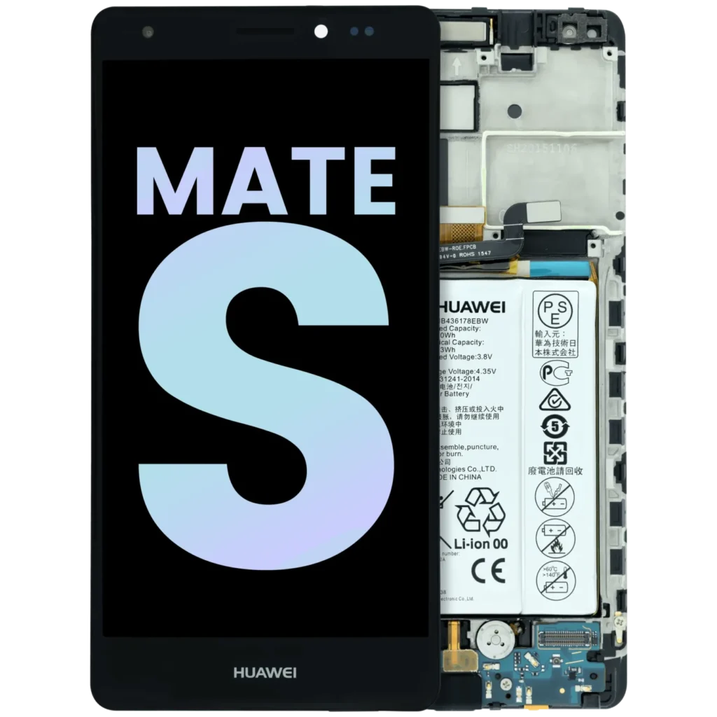 OLED Assembly With Frame For Huawei Mate S CRR-L09 (Huawei Genuine) (Black)