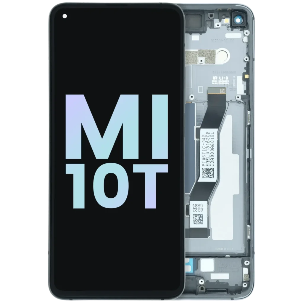 LCD Assembly With Frame Compatible For Xiaomi Mi 10T (Genuine) (Black)