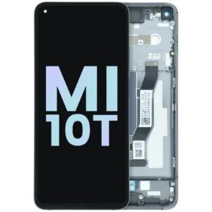 LCD Assembly With Frame Compatible For Xiaomi Mi 10T (Genuine) (Black)