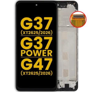 LCD Assembly With Frame For Motorola Moto G47 (XT2625-1-2 / 2026) / G77 Power (XT2625-12/2026) (Refurbished) (All Colors)
