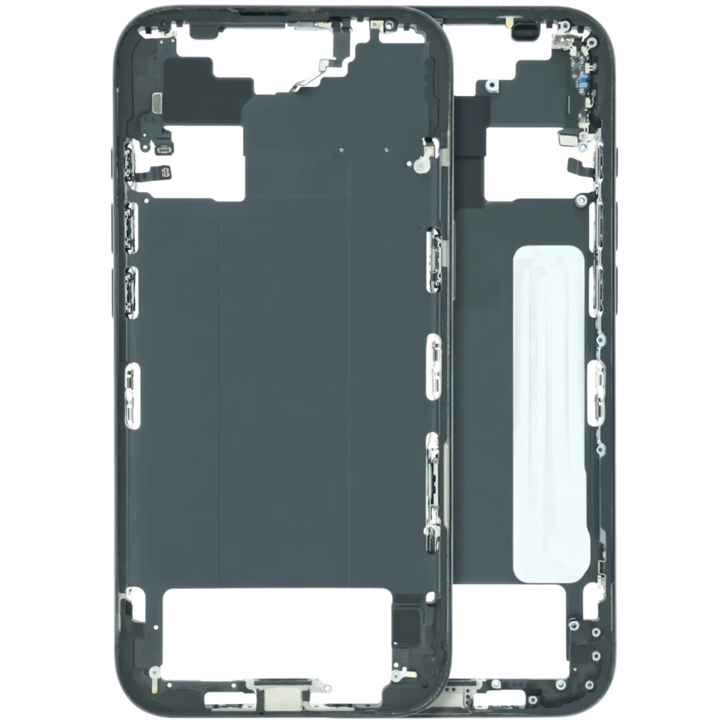 Mid-Frame Housing W/ Small Parts For iPhone Air (US / EU Version) (Used OEM Pull: Grade A) (Space Black)