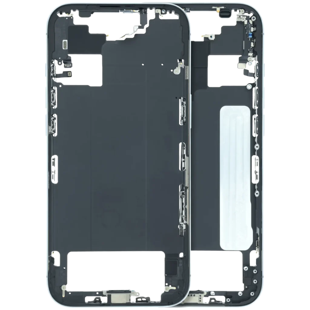 Mid-Frame Housing W/ Small Parts For iPhone Air (US / EU Version) (Used OEM Pull: Grade A) (Sky Blue)