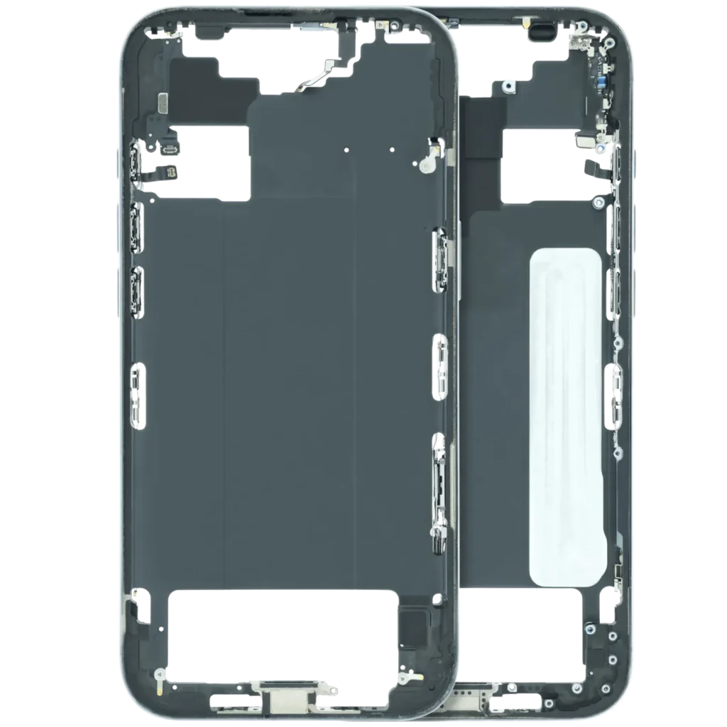 Mid-Frame Housing W/ Small Parts For iPhone Air (US / EU Version) (Used OEM Pull: Grade B) (Sky Blue)