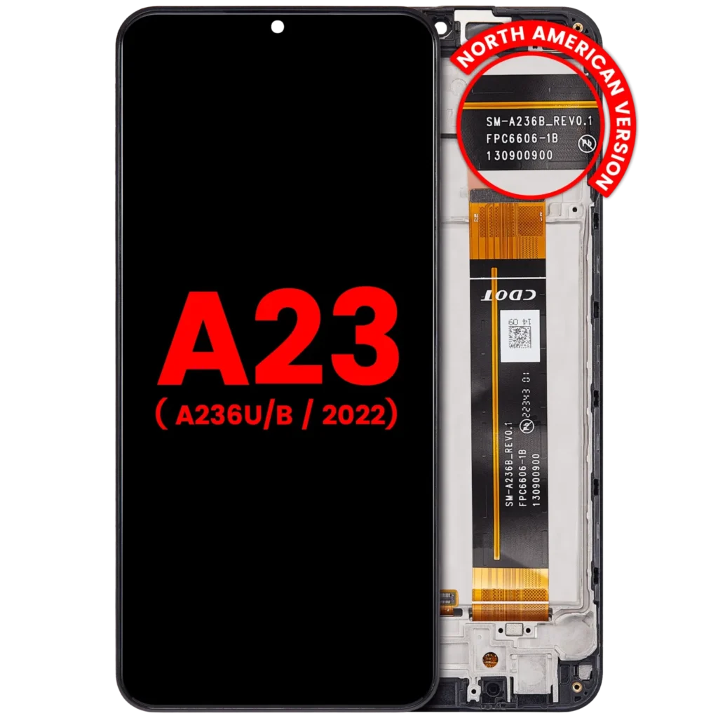 LCD Assembly With Frame For Samsung Galaxy A23 5G (A236U/B / 2022) (North American U/B Version) (Aftermarket Plus) (All Colors)