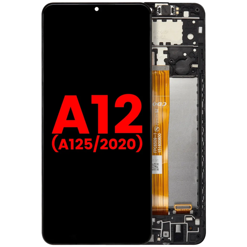 LCD Assembly With Frame For Samsung Galaxy A12 (A125 / 2020) (Aftermarket Plus) (All Colors)