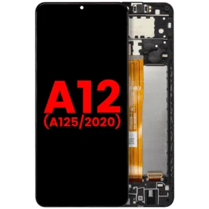 LCD Assembly With Frame For Samsung Galaxy A12 (A125 / 2020) (Aftermarket Plus) (All Colors)