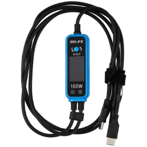 XA7 Digital Display 1-to-2 Fast Charging Cable (100W) (Relife)