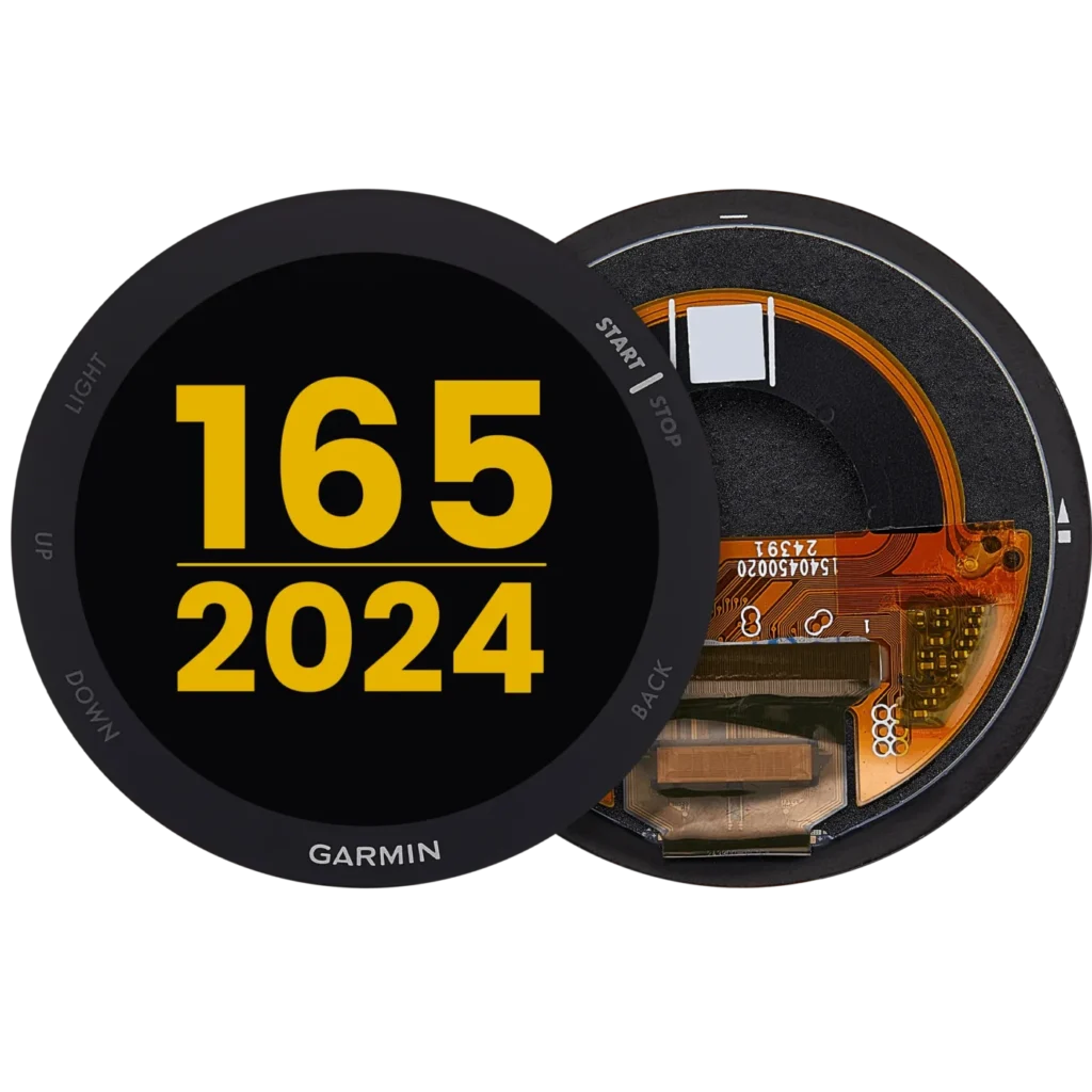 OLED Assembly Without Frame For Garmin Forerunner 165 (2024) (Premium) (Black)