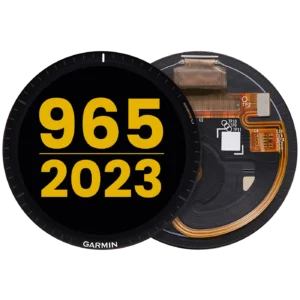 OLED Assembly Without Frame For Garmin Forerunner 965 (2023) (Premium) (Black)