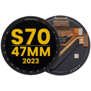 OLED Assembly Without Frame For Garmin Approach S70 (47mm) (2023) (Premium) (Black)