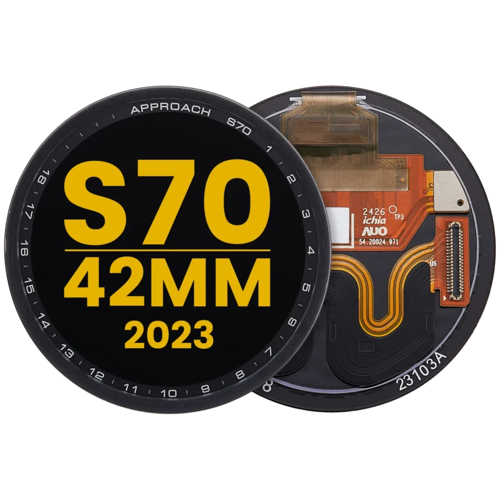 OLED Assembly Without Frame For Garmin Approach S70 (42mm) (2023) (Premium) (Black)