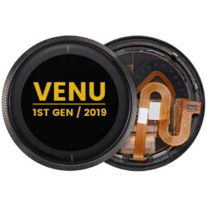 OLED Assembly With Frame For Garmin Venu 1st Gen (2019) (Premium) (Black)