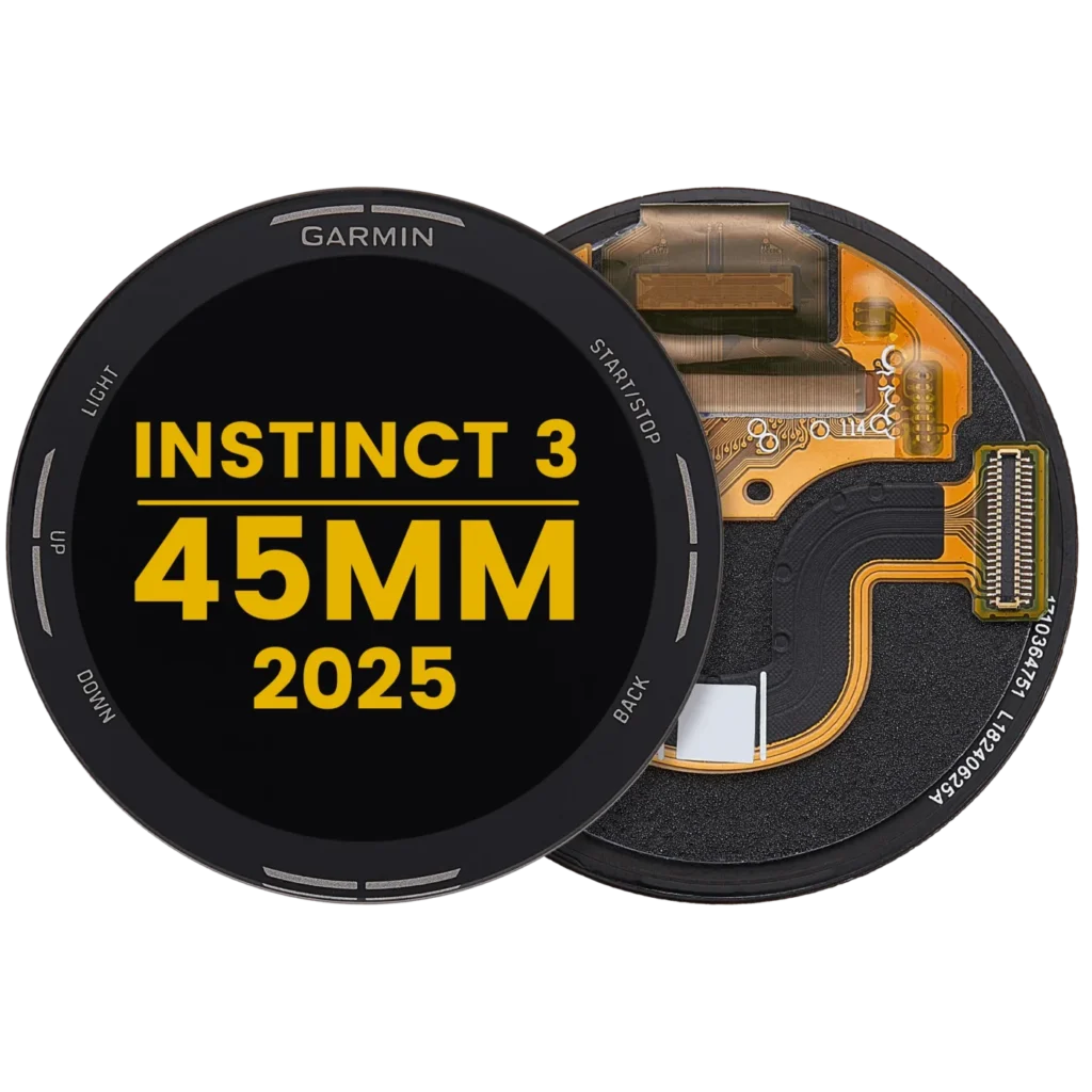 OLED Assembly Without Frame For Garmin Instinct 3 (45MM) (2025) (Premium) (Black)