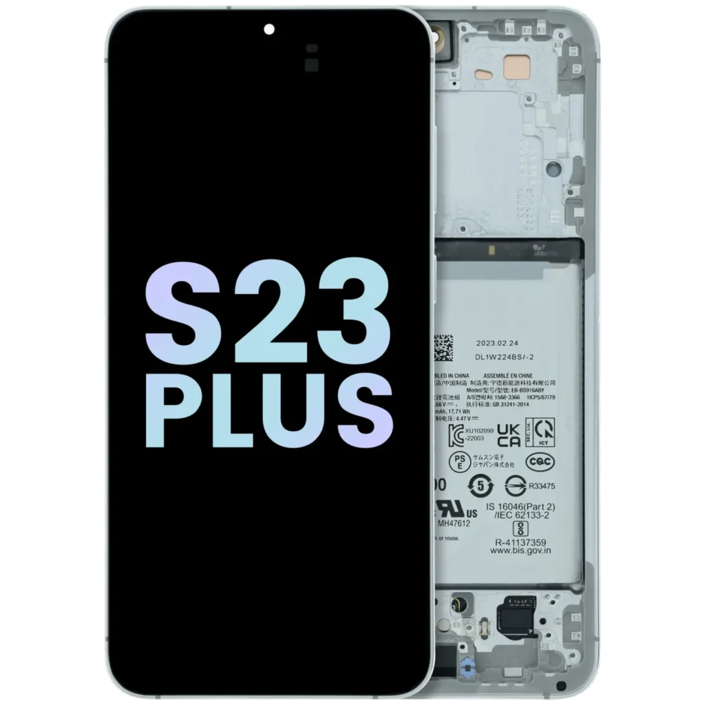 OLED Assembly With Frame For Samsung Galaxy S23 Plus 5G (US & International) (Service Pack) (Lime)