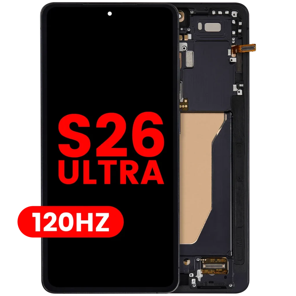OLED Assembly With Frame For Samsung Galaxy S26 Ultra 5G (US & International Version) (Aftermarket Plus) (120Hz) (Black)