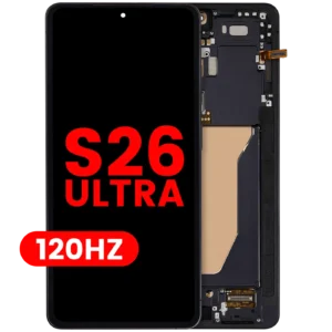 OLED Assembly With Frame For Samsung Galaxy S26 Ultra 5G (US & International Version) (Aftermarket Plus) (120Hz) (Black)