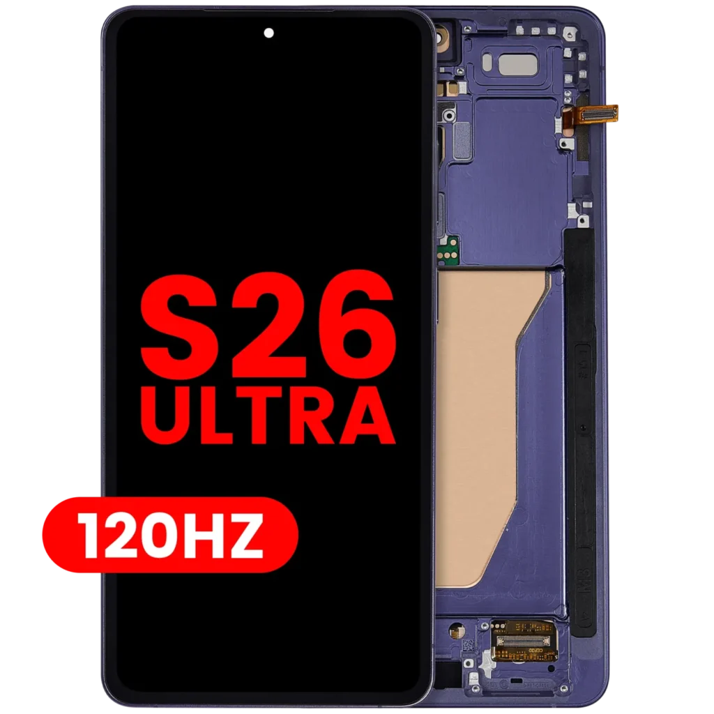 OLED Assembly With Frame For Samsung Galaxy S26 Ultra 5G (US & International Version) (Aftermarket Plus) (120Hz) (Cobalt Violet)
