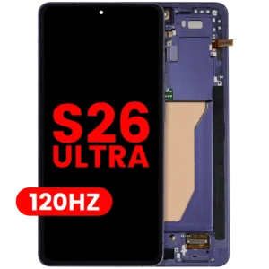 OLED Assembly With Frame For Samsung Galaxy S26 Ultra 5G (US & International Version) (Aftermarket Plus) (120Hz) (Cobalt Violet)