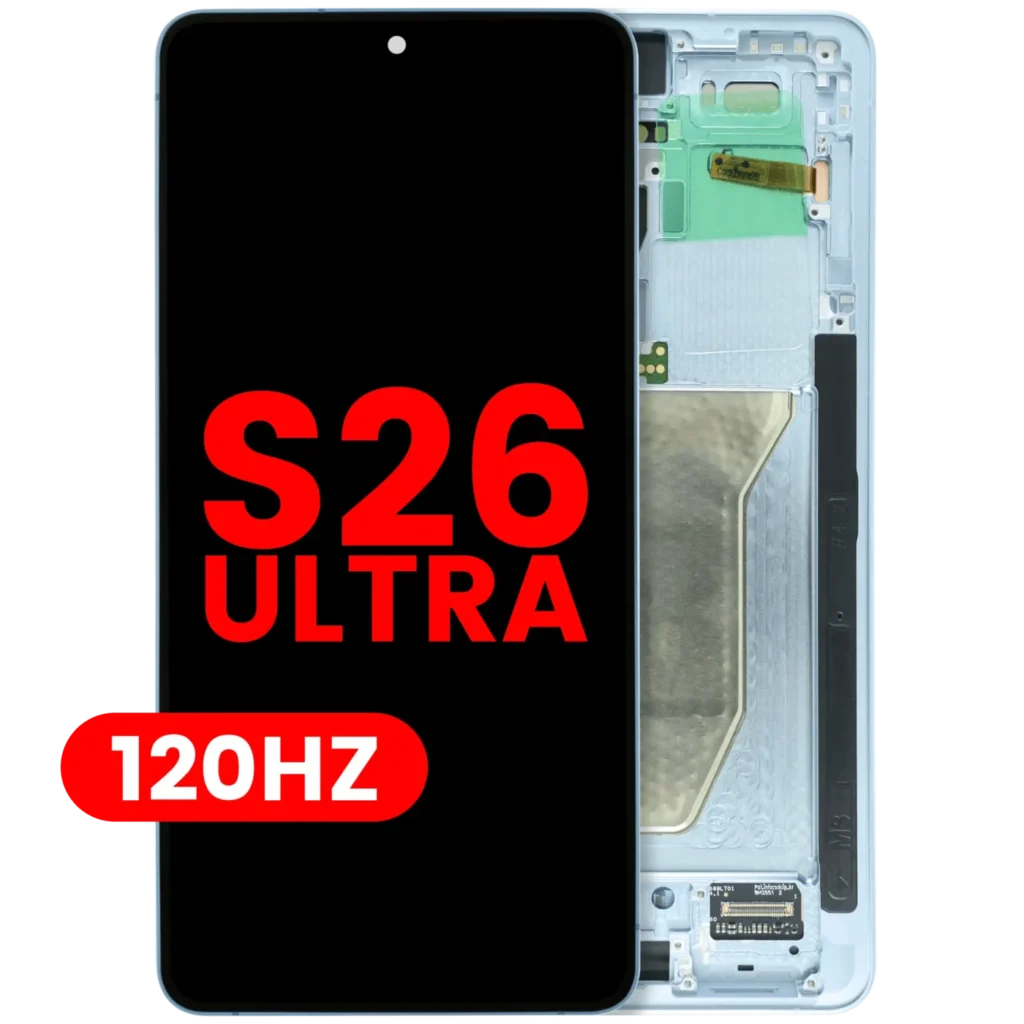 OLED Assembly With Frame For Samsung Galaxy S26 Ultra 5G (US & International Version) (Aftermarket Plus) (120Hz) (Sky Blue)