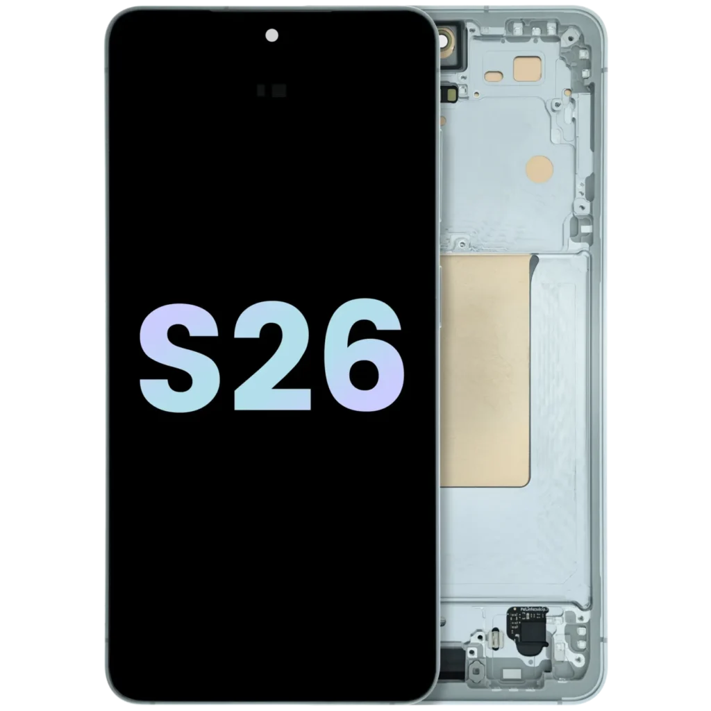 OLED Assembly With Frame For Samsung Galaxy S26 5G (Service Pack) (White)