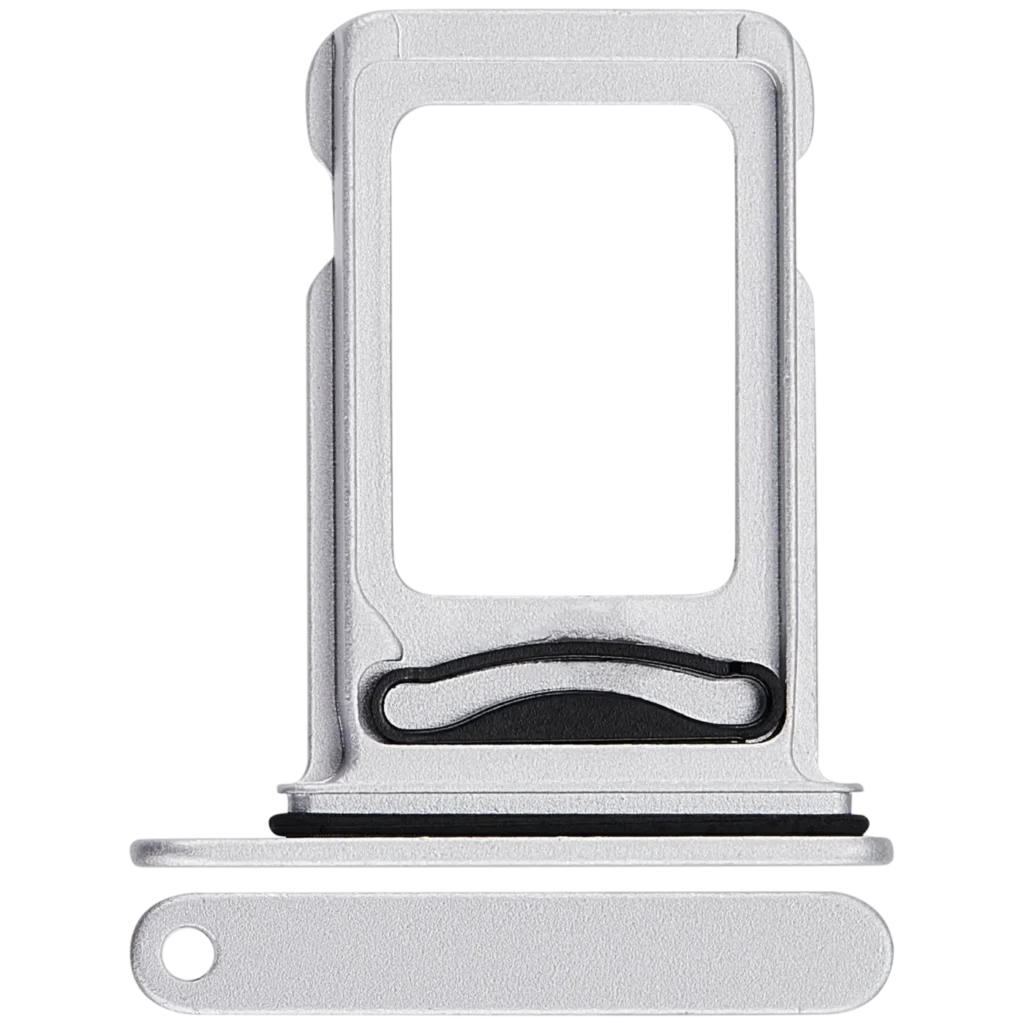 Dual Sim Card Tray For iPhone 16e / 17e (White)