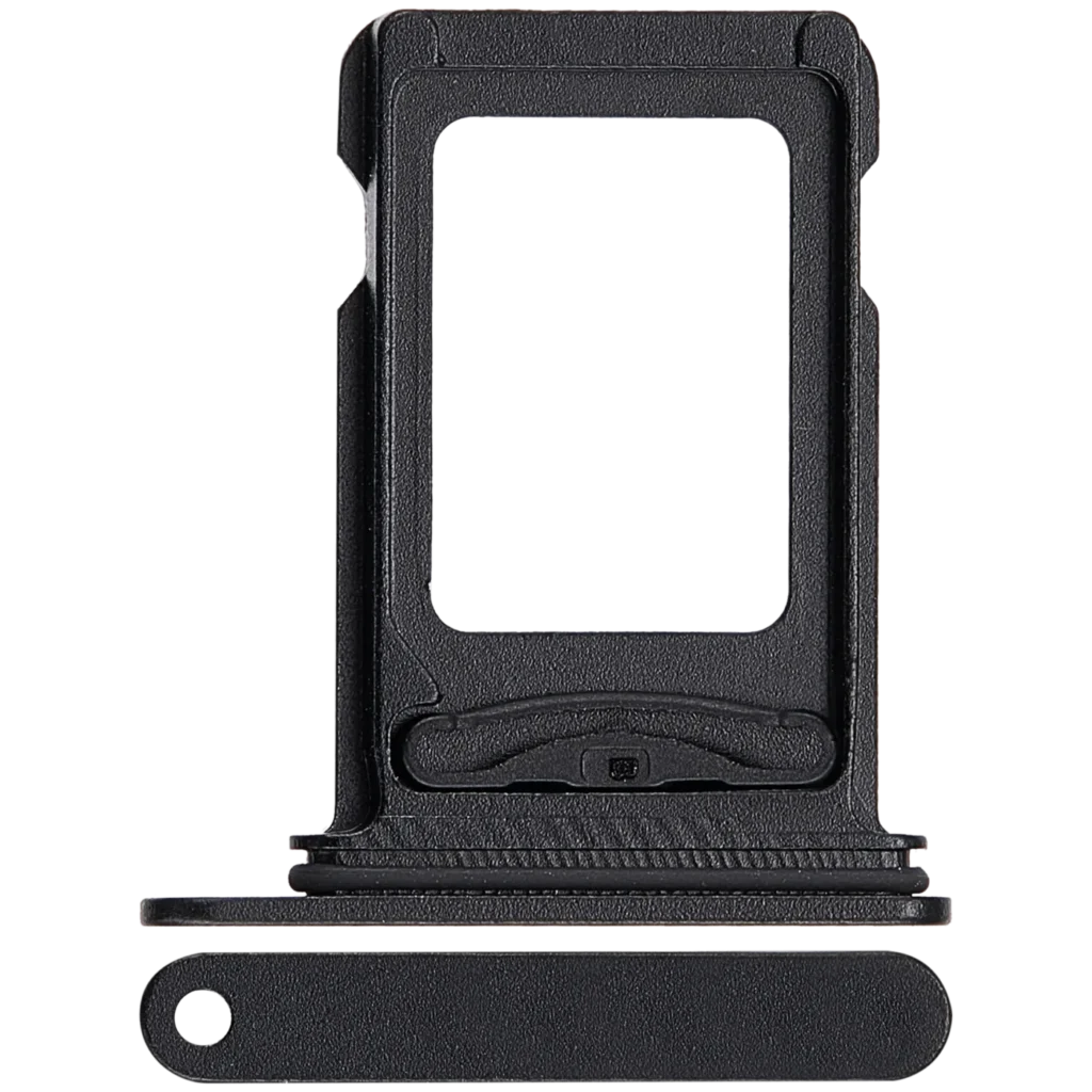Dual Sim Card Tray For iPhone 16e / 17e (Black)