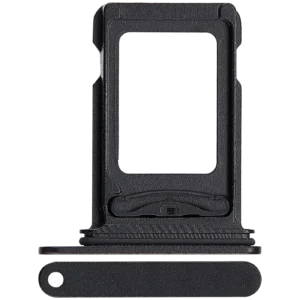Dual Sim Card Tray For iPhone 16e / 17e (Black)