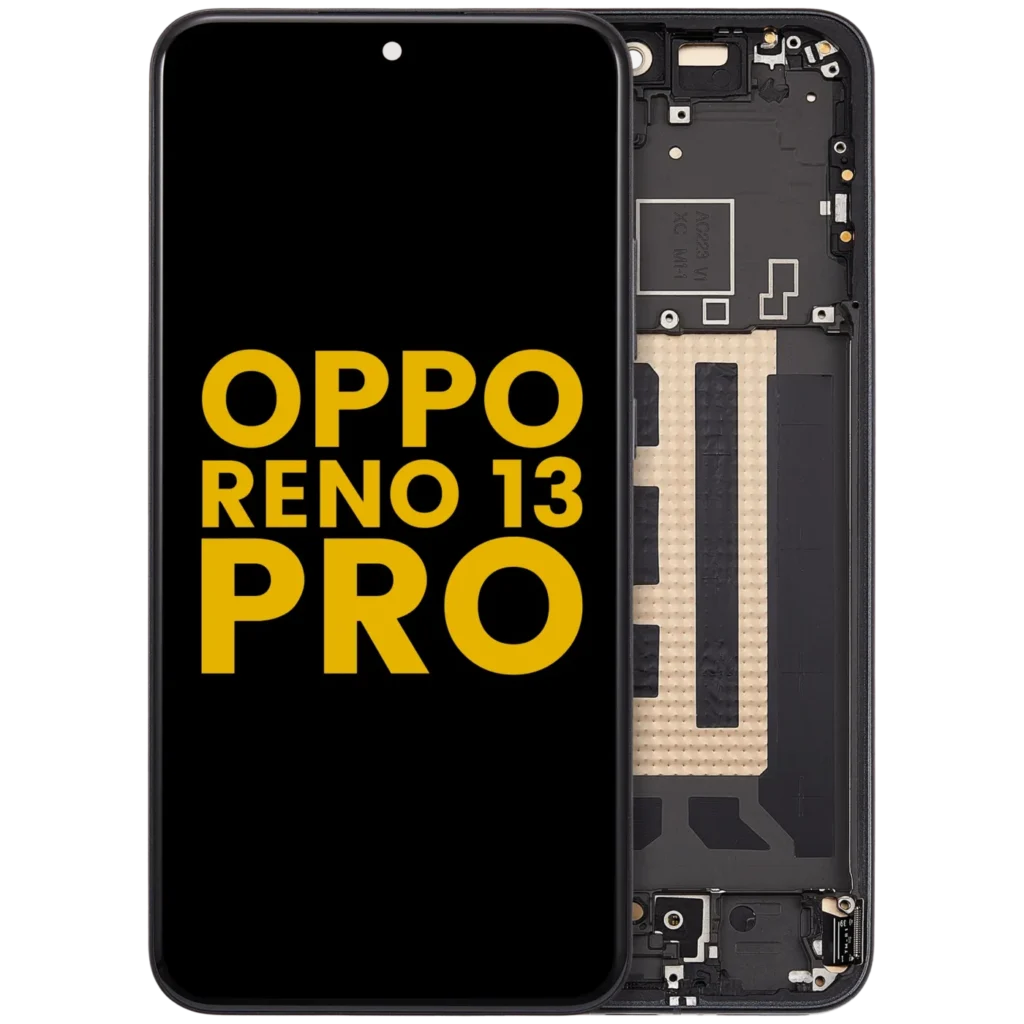 OLED Assembly With Frame For Oppo Reno 13 Pro (Refurbished) (Graphite Grey)