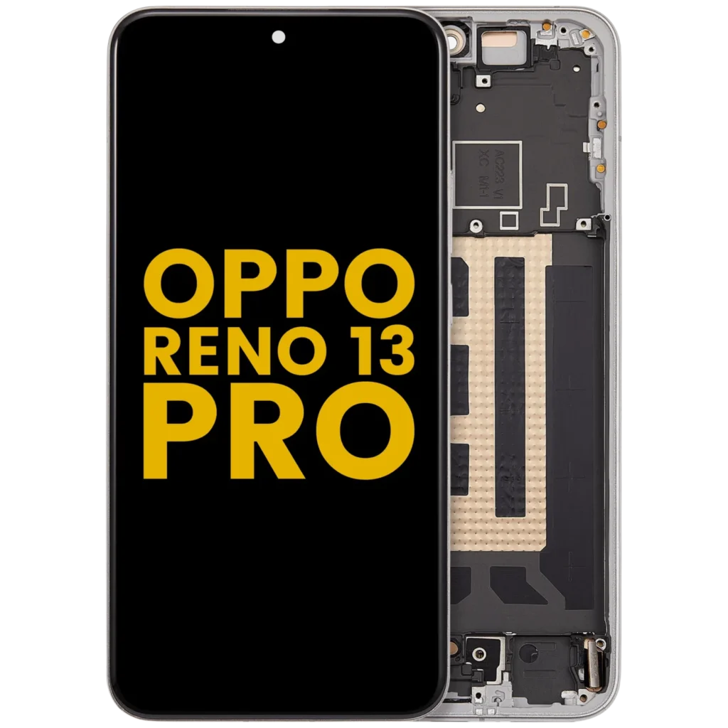 OLED Assembly With Frame For Oppo Reno 13 Pro (Refurbished) (Plume White)