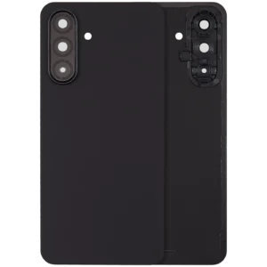 Back Cover With Camera Lens For Samsung Galaxy A17 5G (A176 / 2025) / A17 4G (A175 / 2025) (No Logo) (Aftermarket Plus) (Black)