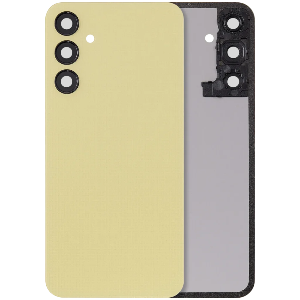 Back Cover With Camera Lens For Samsung Galaxy A25 5G (A256 / 2023) (No Logo) (Aftermarket Plus) (Personality Yellow)
