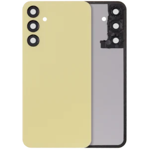 Back Cover With Camera Lens For Samsung Galaxy A25 5G (A256 / 2023) (No Logo) (Aftermarket Plus) (Personality Yellow)
