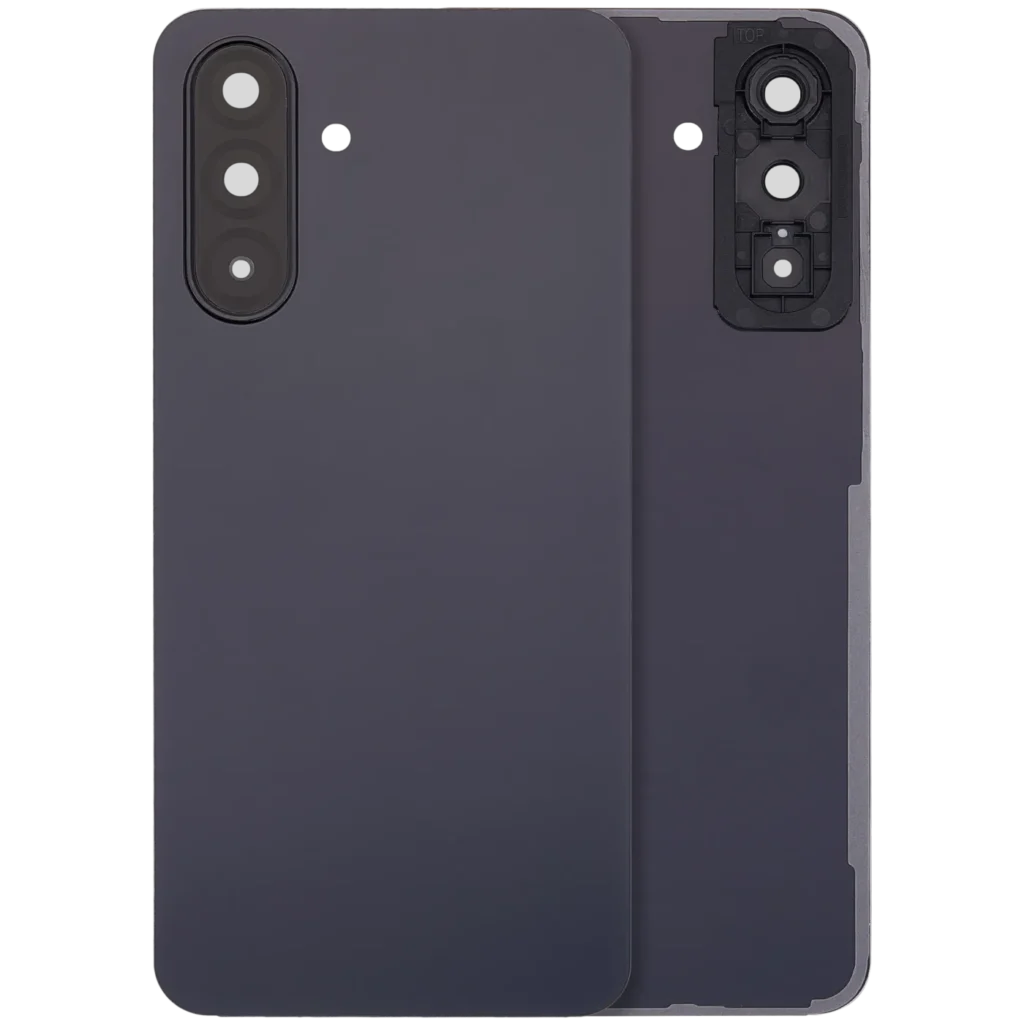 Back Cover Glass With Camera Lens For Samsung Galaxy A26 5G (A266 / 2025) (No Logo) (Aftermarket Plus) (Black)