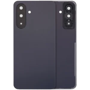 Back Cover Glass With Camera Lens For Samsung Galaxy A26 5G (A266 / 2025) (No Logo) (Aftermarket Plus) (Black)