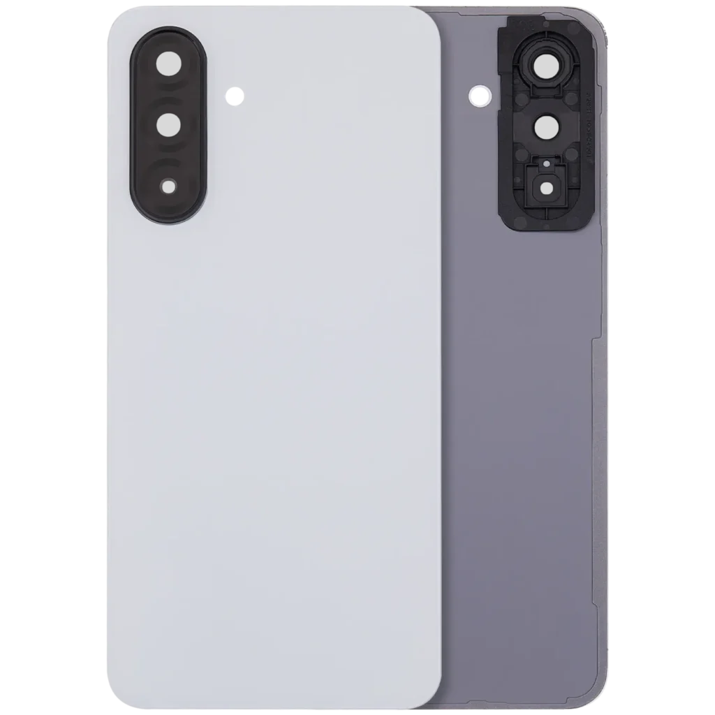 Back Cover Glass With Camera Lens For Samsung Galaxy A26 5G (A266 / 2025) (No Logo) (Aftermarket Plus) (White)