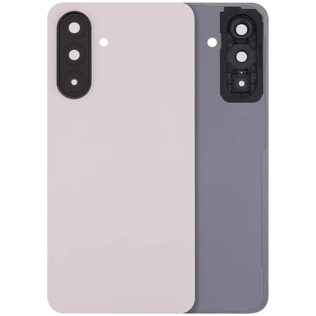 Back Cover Glass With Camera Lens For Samsung Galaxy A26 5G (A266 / 2025) (No Logo) (Aftermarket Plus) (Peach Pink)