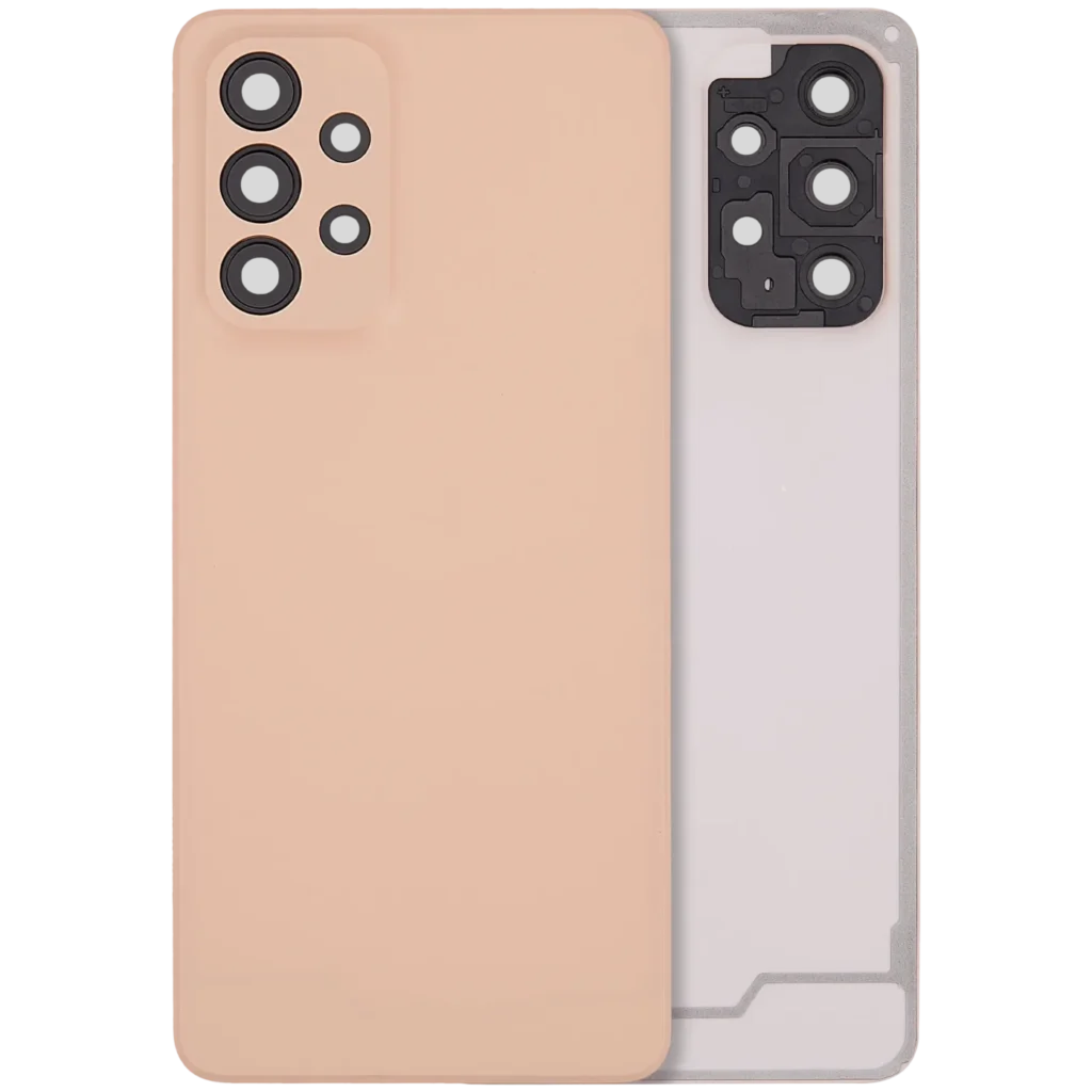Back Cover With Camera Lens For Samsung Galaxy A33 5G (A336 / 2022) (No Logo) (Aftermarket Plus) (Peach)