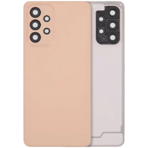 Back Cover With Camera Lens For Samsung Galaxy A33 5G (A336 / 2022) (No Logo) (Aftermarket Plus) (Peach)