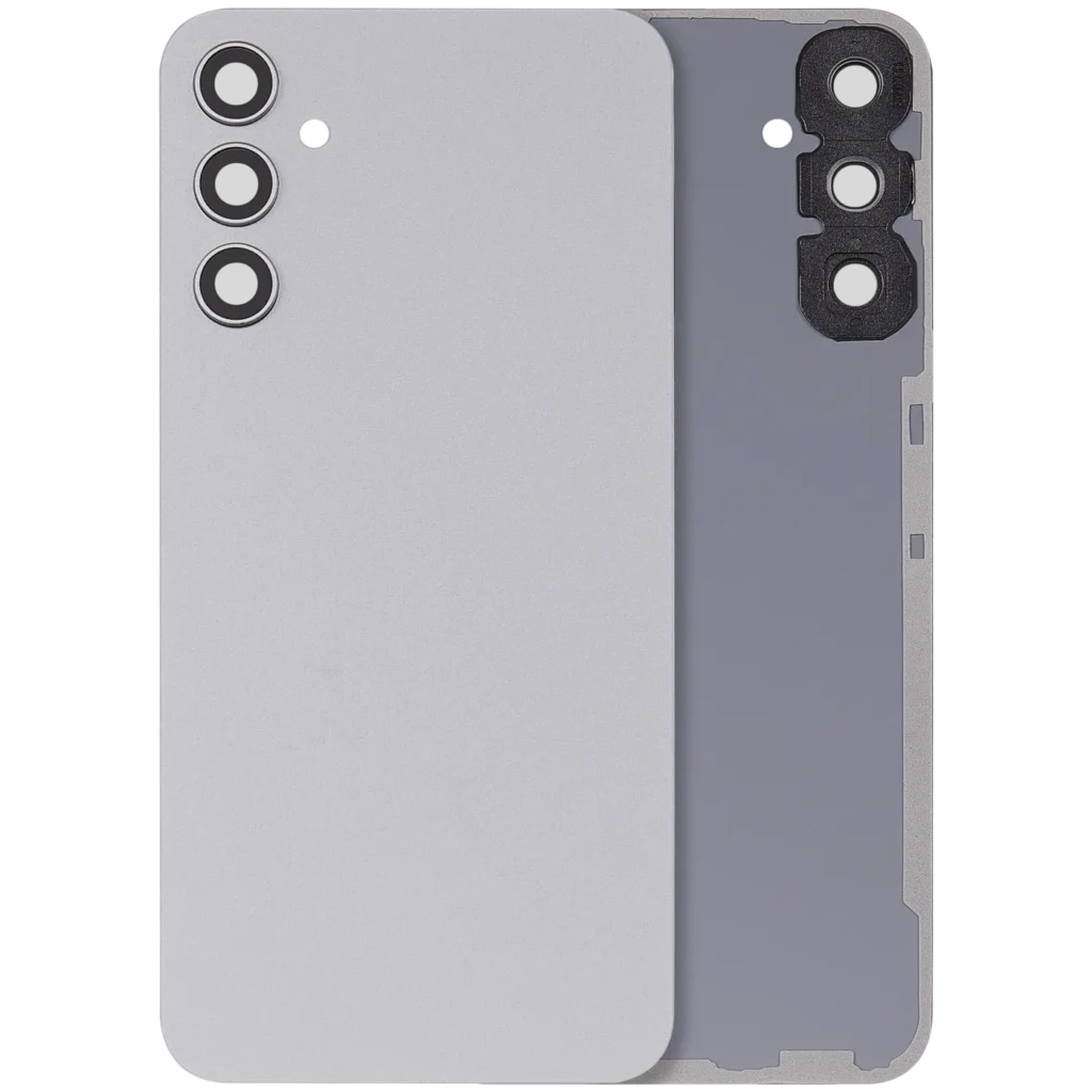 Back Cover With Camera Lens For Samsung Galaxy A34 5G (A346 / 2023) (No Logo) (Aftermarket Plus) (Silver)