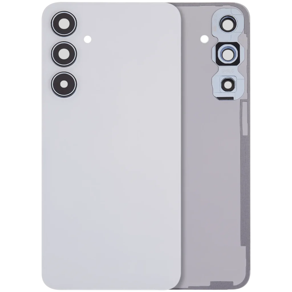 Back Cover Glass With Camera Lens For Samsung Galaxy A35 5G (A356 / 2024 (No Logo) (Aftermarket Plus) (Iceblue)