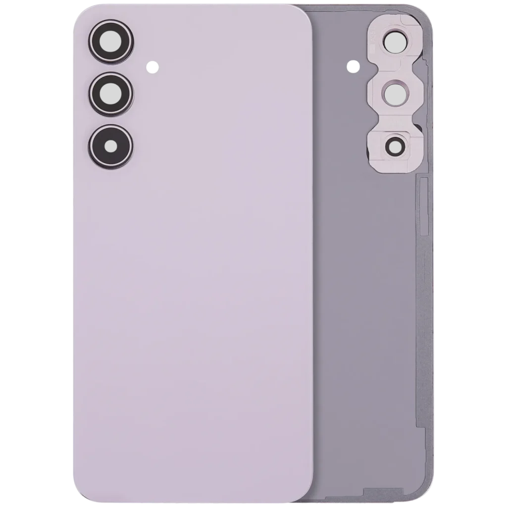 Back Cover Glass With Camera Lens For Samsung Galaxy A35 5G (A356 / 2024 (No Logo) (Aftermarket Plus) (Lilac)