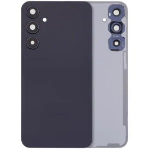 Back Cover Glass With Camera Lens For Samsung Galaxy A35 5G (A356 / 2024) (No Logo) (Aftermarket Plus) (Navy)