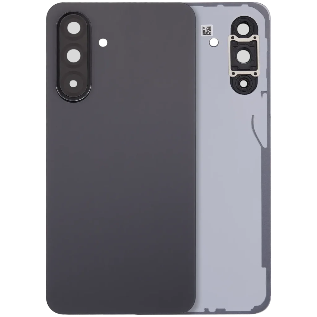 Back Cover Glass With Camera Lens For Samsung Galaxy A36 5G (A366 / 2025) (No Logo) (Aftermarket Plus) (Black)
