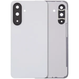 Back Cover Glass With Camera Lens For Samsung Galaxy A36 5G (A366 / 2025) (No Logo) (Aftermarket Plus) (White)