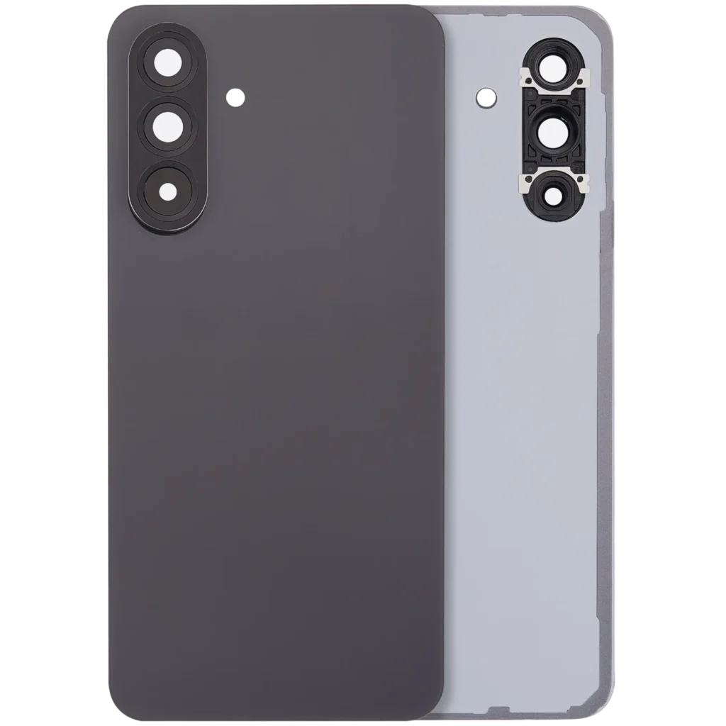 Back Cover Glass With Camera Lens For Samsung Galaxy A56 5G (A566 / 2025) (No Logo) (Aftermarket Plus) (Graphite)