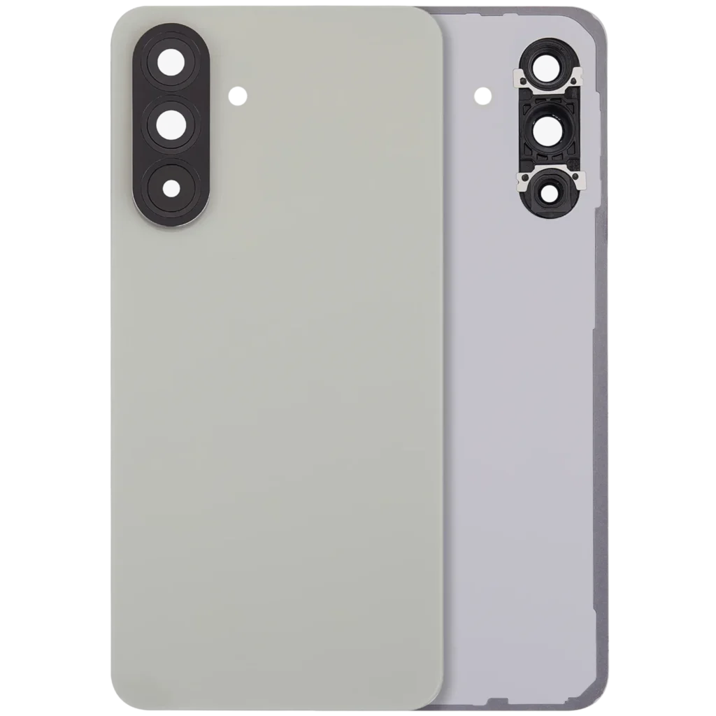 Back Cover Glass With Camera Lens For Samsung Galaxy A56 5G (A566 / 2025) (No Logo) (Aftermarket Plus) (Olive)