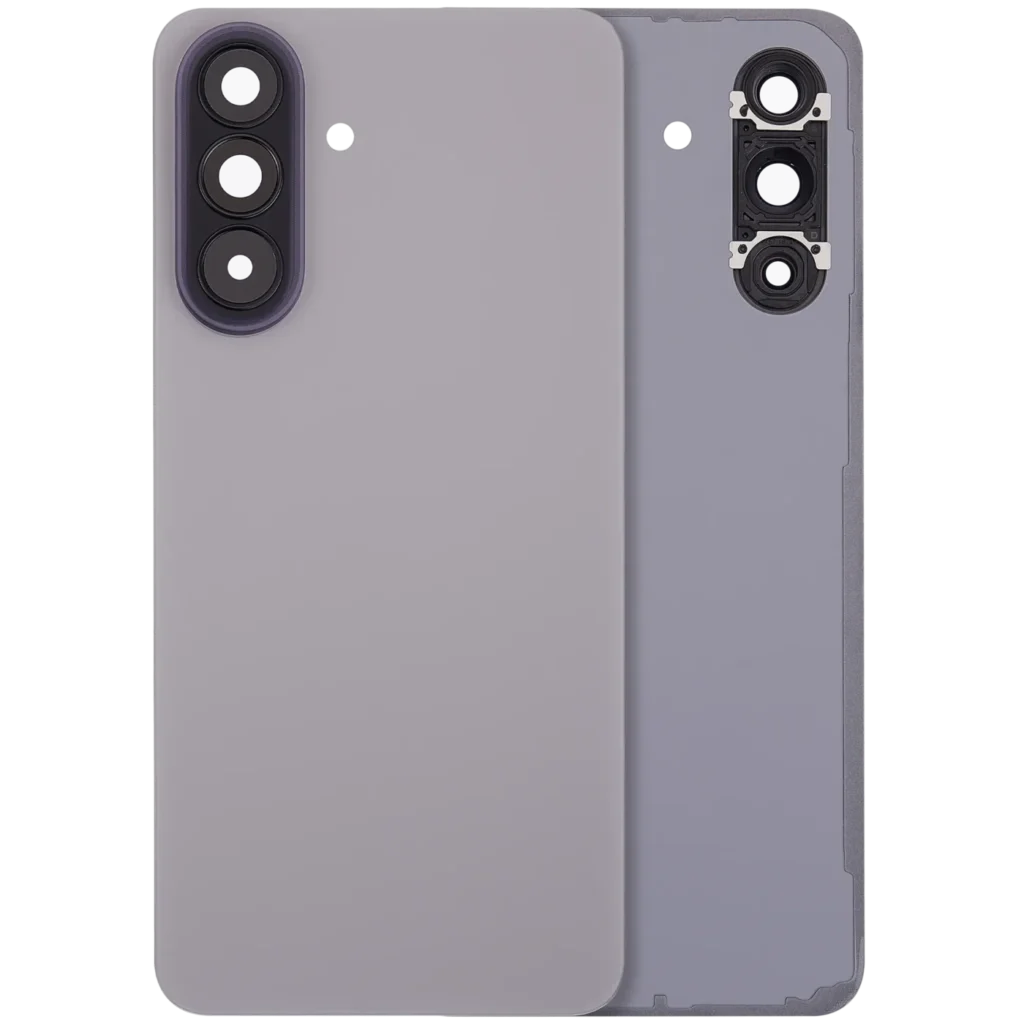 Back Cover Glass With Camera Lens For Samsung Galaxy A57 5G (A576 / 2026) (No Logo) (Aftermarket Plus) (Gray)