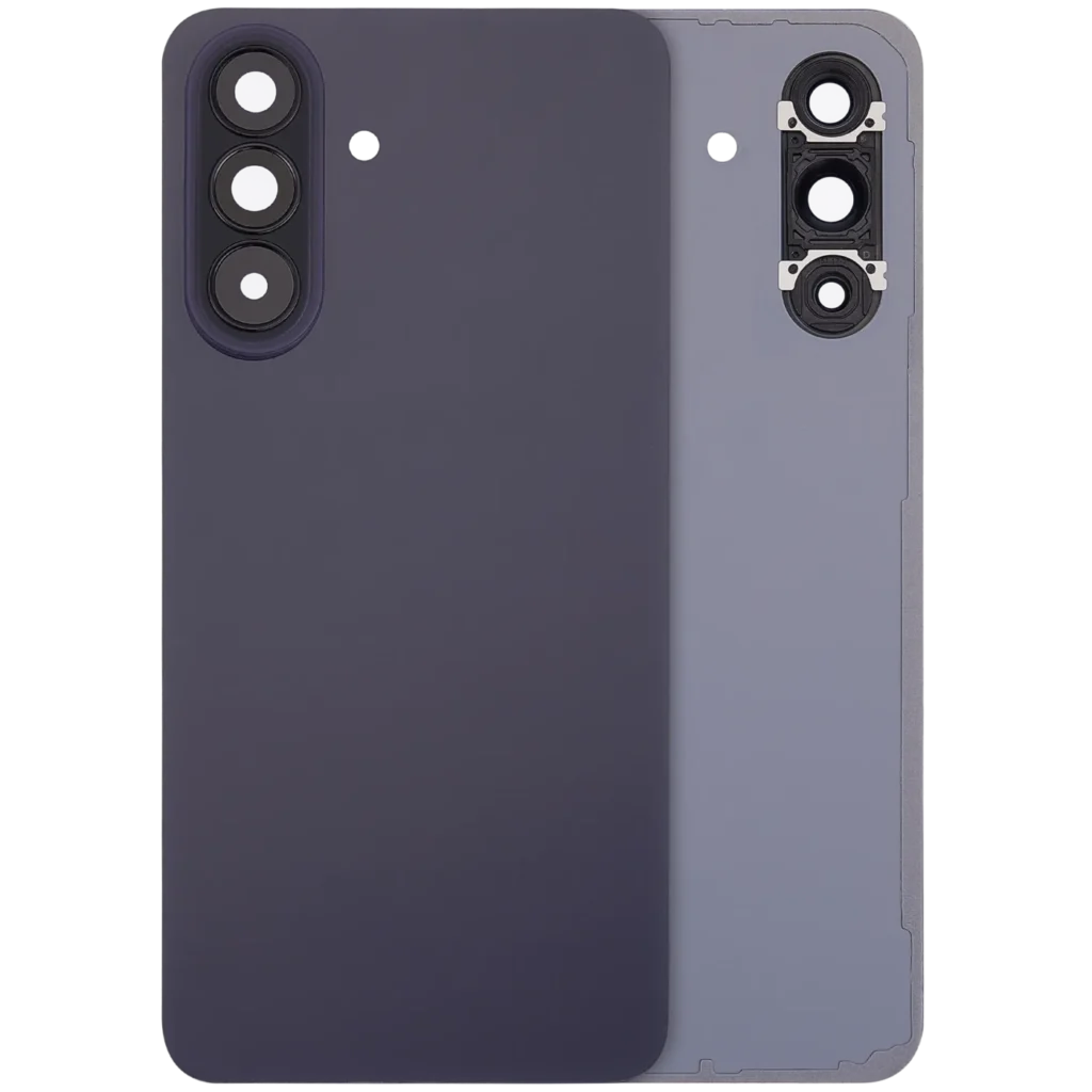 Back Cover Glass With Camera Lens For Samsung Galaxy A57 5G (A576 / 2026) (No Logo) (Aftermarket Plus) (Navy)