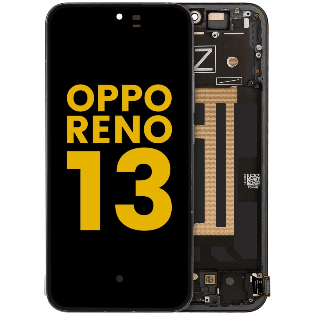 OLED Assembly With Frame For OPPO Reno 13 (Refurbished) (Black)