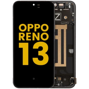 OLED Assembly With Frame For OPPO Reno 13 (Refurbished) (Black)
